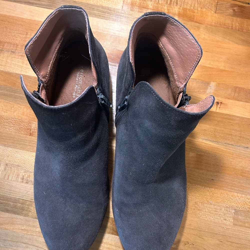 Black Suede Ankle Boots